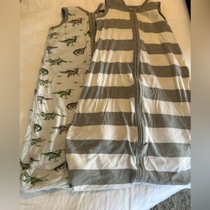 Burt's Bees Dinosaur and Striped Sleep Sacks
